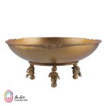 ظرف آجیل-خوری برنجی گلدکیش طرح آنجل - Image 2
