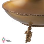 ظرف آجیل-خوری برنجی گلدکیش طرح آنجل - Image 4