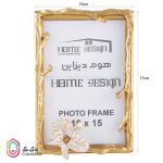 قاب عکس آلومینیومی هوم دیزاین طرح یاس زیتونی - Image 2