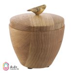 قندان چوبی-برنجی گلدکیش