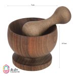 هاون چوبی گرد آماهوم - Image 2