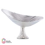 ظرف آجیل کشکولی آلومینیومی برند هوم دیزاین طرح موج پایه دار