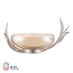 ظرف نیم گود بلوری-آلومینیومی برند هوم دیزاین طرح بلور نازنین