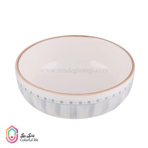 پیاله ترشی سرامیکی برند اسکای طرح نسیم