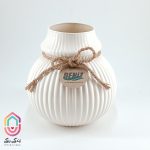 گلدان شیشه‌ای شیاردار لاوین کوچک دنیز کد ۱۱۸۵ (کد ۴۱۲۹۴)