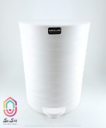 سطل زباله پدال دار گرد ۳ لیتری امپرلند رنگ سفید (کد 47214)
