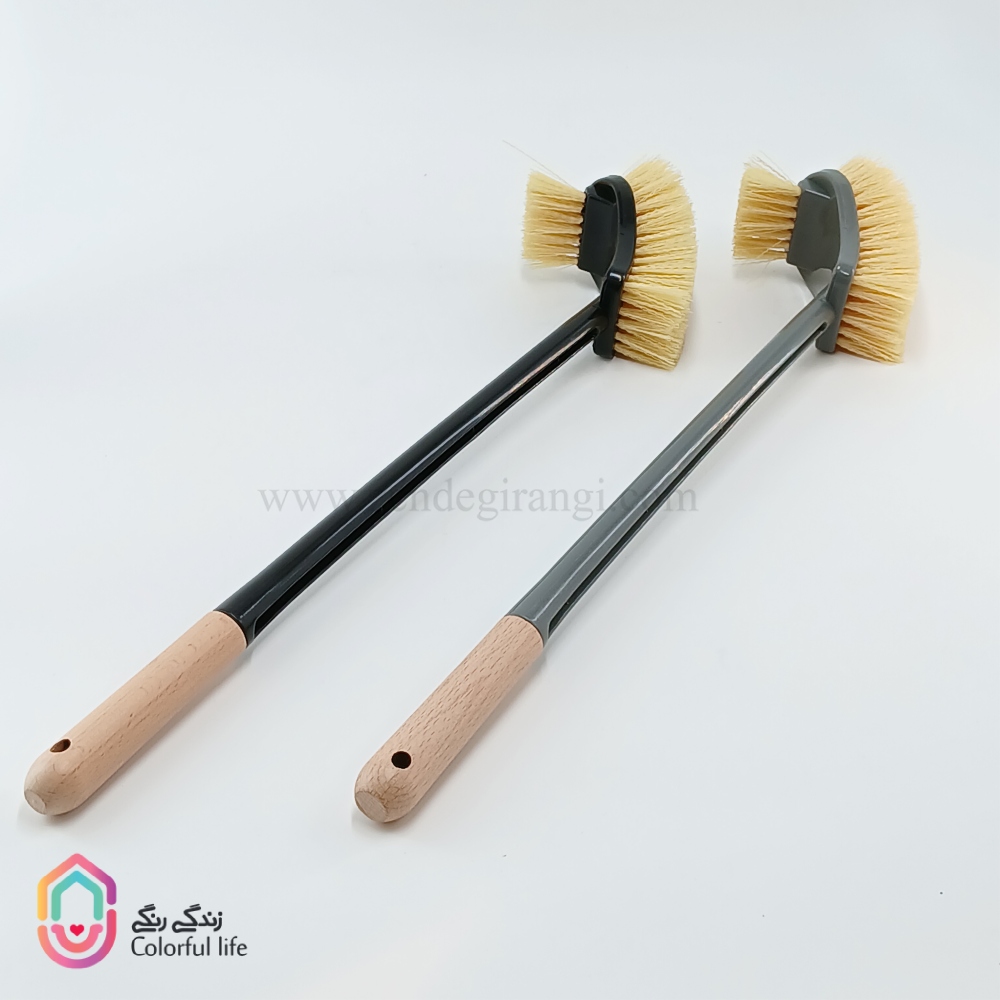 IMG_1604 فرچه توالت سرکج مویی دست رنگیWS008 - Image 1