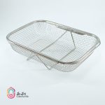سبد استیل توری مستطیل کوچک - Image 5