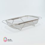 سبد استیل توری مستطیل کوچک