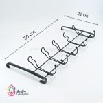 پشت دری مشکی 5ش 2ق B-471 - Image 2