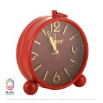 ساعت رومیزی فلزی دیور مدل کد ۲ ابعاد ۱۷×۲۰ سانتی‌متر (کد ۴۵۳۰۲) - Image 4