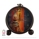 ساعت رومیزی فلزی دیور طرح خرگوش فانتزی ابعاد ۱۷×۲۰ سانتی‌متر (کد ۴۵۲۹۶) - Image 4