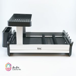 جاظرفی الومینیوم مدل1.5طبقه مشکیAD15-1