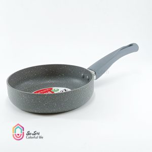 تابه تک دسته طوسی برفکی18
